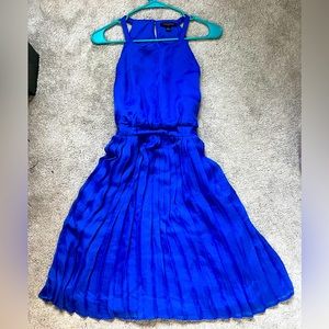 Gorgeous blue halter Banana Republic midi dress, never worn